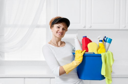 Bin store and entrance cleaning for a Twickenham communal area