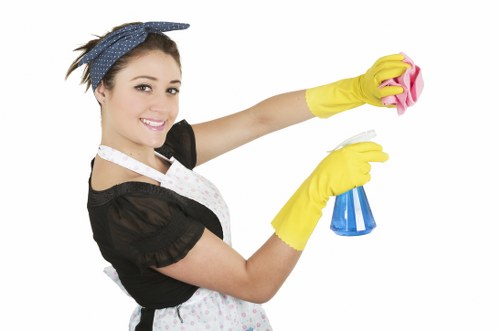 Local cleaning team handling a Twickenham office deep clean