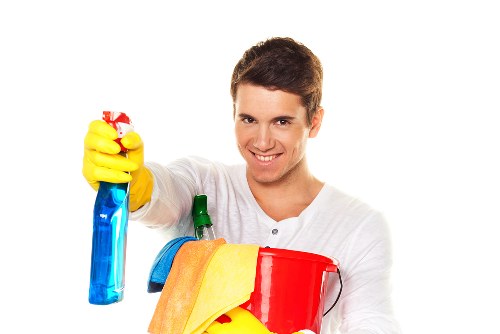 Local technician assessing a fabric stain in Twickenham